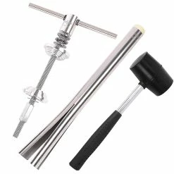 Mickcara Lebycle Casque De Vélo Press-in Outil Arbre D’enlèvement Outil Outil Vtt Vélo De Route En Acier Inoxydable Roulement Installation Kit De Réparation -Chargeur vélo électrique Basprix 161711577 max