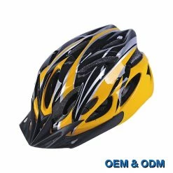 Unbranded Jaune + Noir Casque De Vélo De Montagne Casque De Vélo De Montagne Casque Monobloc