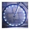 1pcs White -Lumières De Roue De Vélo 20 LED Clignotant Rayons Lumières Décoration De Vélo Lumière Vélo D'avertissement D - Avis / Test