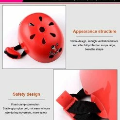 BESTORE Casque Pour Enfants Équipement De Protection 7 Pièces Pour 3-12 Ans * Rouge -Chargeur vélo électrique Basprix 202737048 max