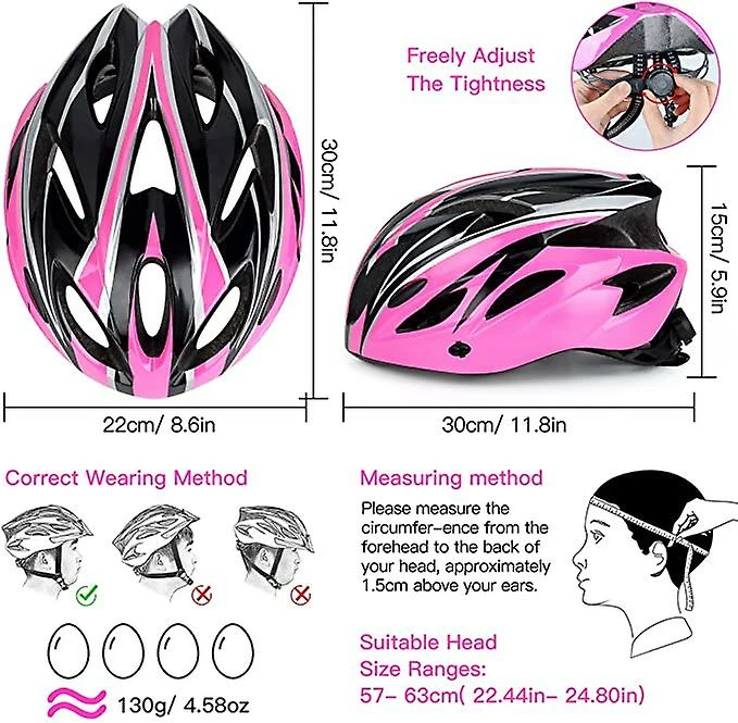 Unbranded Casque Léger Casque De Vélo De Route Casque De Vélo Casque Hommes Femmes Pour La Sécurité De La Conduite à Vélo Adulte (convient Aux Tailles De Tête 57-63cm) 4 Unbranded Casque Léger Casque De Vélo De Route Casque De Vélo Casque Hommes Femmes Pour La Sécurité De La Conduite à Vélo Adulte (convient Aux Tailles De Tête 57-63cm) – Image 4