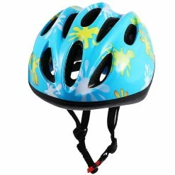 Manchalk 1pc Enfants Sécurité Casque De Skate Entraînement Skateboard Protecteur De Tête Pour Garçons Filles (bleu)