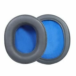 Unbranded 2 Pcs Casque Coussins Protéine Cuir Earmuffs Pour Audio-technica Ath-ws660bt