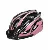 Unbranded Casques De Vélo Vélo Adulte Vélo VTT Hommes Dames Casque De Sécurité Réglable (Rose Et Noir)