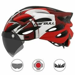Chargeur vélo électrique Basprix 14 Unbranded Lentille De Casque De Sécurité De Cyclisme Ultraléger (rouge)