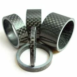 Unbranded 5pcs Casque De Vélo Tige Laveuse Pour Vélo De Montagne De Route Espaceurs De Vélo Équipement Fixe