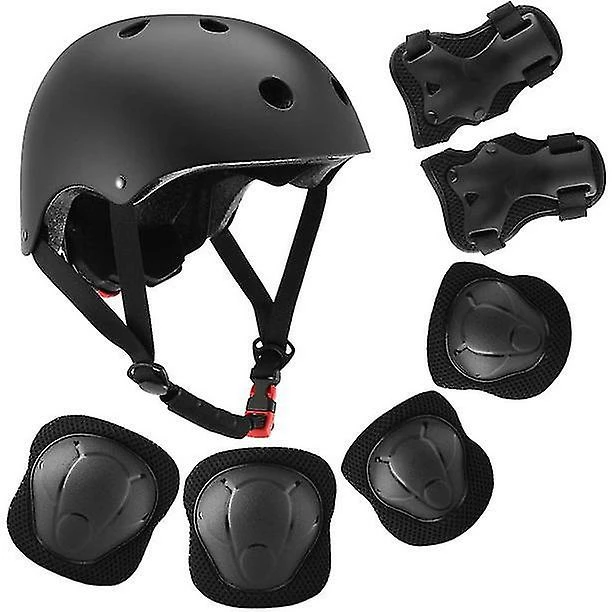 Unbranded Ensemble D’équipement De Protection Pour Enfants Casque De Sécurité Genouillères Coudières Poignets Jeunes Sport 1 Unbranded Ensemble D’équipement De Protection Pour Enfants Casque De Sécurité Genouillères Coudières Poignets Jeunes Sport