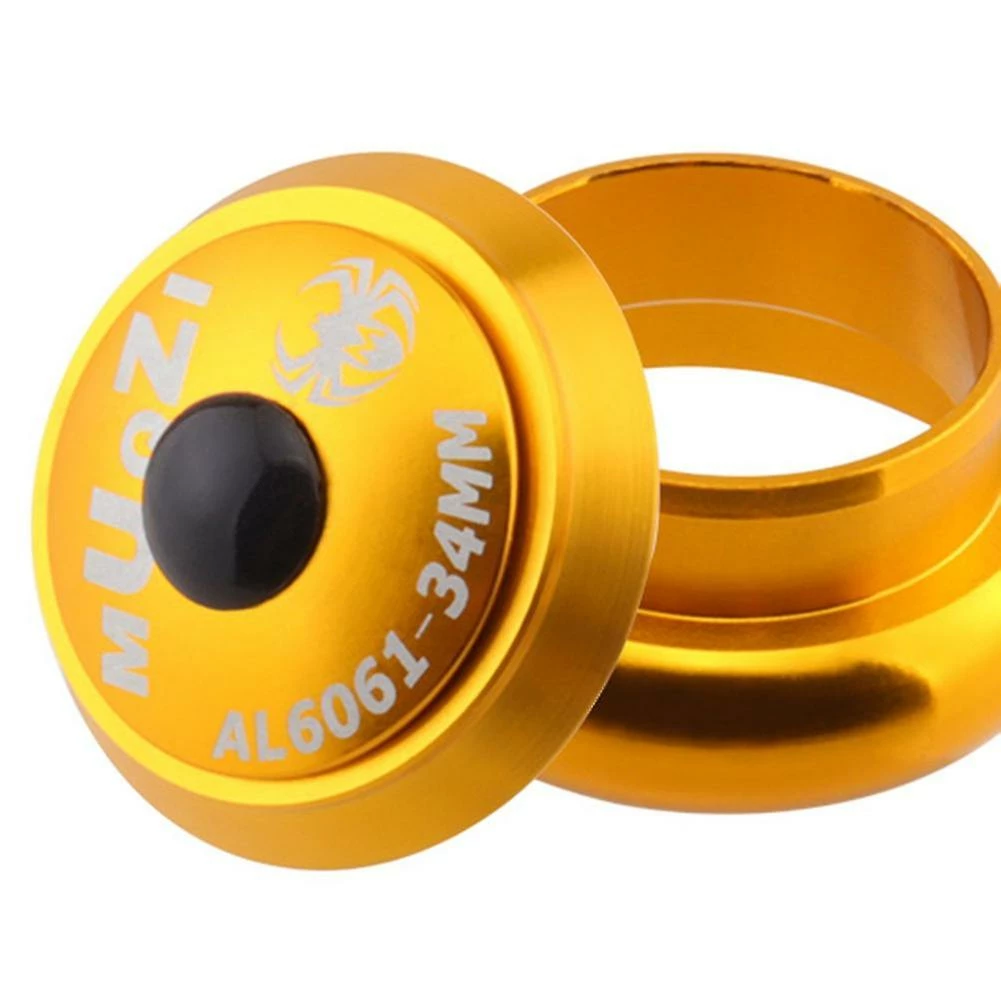 Unbranded Muqzi 1 1/8 « Casque Compatible Avec Tube Droit Non Fileté De 28,6 Mm, Or 5 Unbranded Muqzi 1 1/8 « Casque Compatible Avec Tube Droit Non Fileté De 28,6 Mm, Or – Image 5