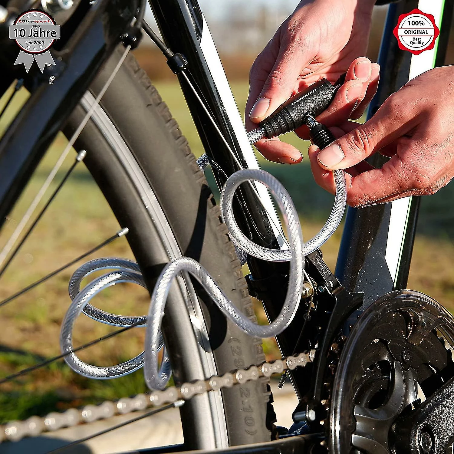 Unbranded Serrure De Vélo En Spirale Avec 2 Clés / Serrure De Câble En Spirale Pour Vélos, 150 Cm De Long, Idéale Pour Sécuriser Des Accessoires Tels Que Casque, Selles Et Autres Choses Sur Un 1 Unbranded Serrure De Vélo En Spirale Avec 2 Clés / Serrure De Câble En Spirale Pour Vélos, 150 Cm De Long, Idéale Pour Sécuriser Des Accessoires Tels Que Casque, Selles Et Autres Choses Sur Un