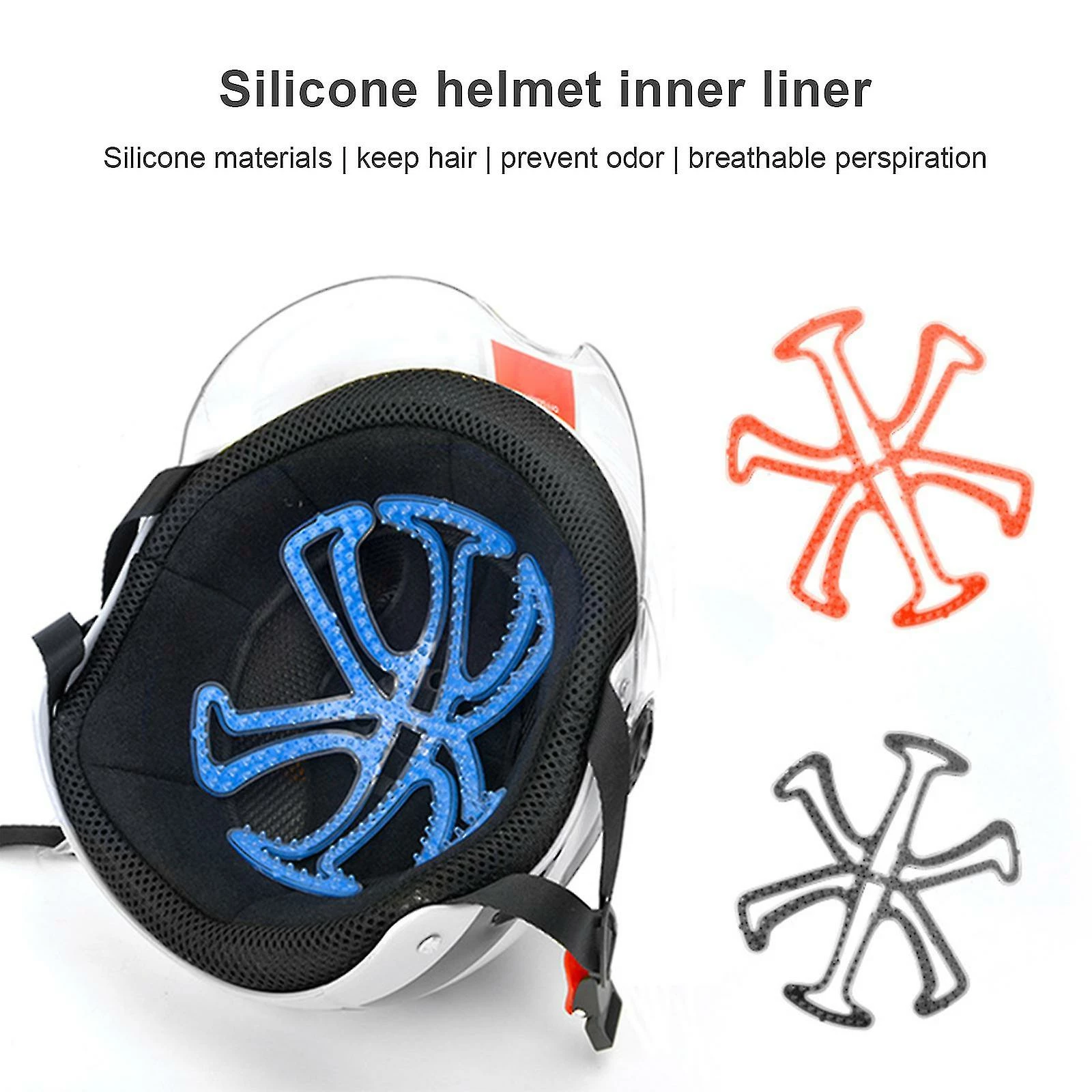 Ledilang Doublure De Casque En Silicone De 8,3 Pouces, Coussin De Remplacement De Vélo Universel Avec Doublure Lavable De Massage Invisible Rembourrage De Protection Intérieure 2 Ledilang Doublure De Casque En Silicone De 8,3 Pouces, Coussin De Remplacement De Vélo Universel Avec Doublure Lavable De Massage Invisible Rembourrage De Protection Intérieure – Image 2