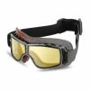 Unbranded Lunettes De Moto En Cuir Rétro Harley Casque Tout-terrain Lunettes Lunettes De Moto Coupe-vent Rider Lunettes B