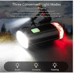 Unbranded Lumière De Casque De Vélo, Usb Rechargeable Double Avant Arrière Lumineux Lumière De Vélo, Ipx3 Lumière De Vélo Portable Résistant à L’eau Pour Tous Les Cyclistes De Route (noir) 7 Unbranded Lumière De Casque De Vélo, Usb Rechargeable Double Avant Arrière Lumineux Lumière De Vélo, Ipx3 Lumière De Vélo Portable Résistant à L’eau Pour Tous Les Cyclistes De Route (noir) -Chargeur vélo électrique Basprix 598416388 max