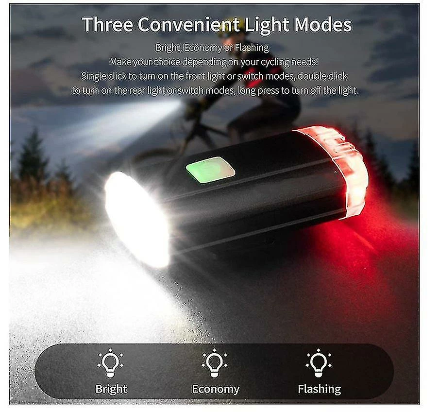 Unbranded Lumière De Casque De Vélo, Usb Rechargeable Double Avant Arrière Lumineux Lumière De Vélo, Ipx3 Lumière De Vélo Portable Résistant à L’eau Pour Tous Les Cyclistes De Route (noir) 3 Unbranded Lumière De Casque De Vélo, Usb Rechargeable Double Avant Arrière Lumineux Lumière De Vélo, Ipx3 Lumière De Vélo Portable Résistant à L’eau Pour Tous Les Cyclistes De Route (noir) – Image 3