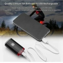Unbranded Lumière De Casque De Vélo, Usb Rechargeable Double Avant Arrière Lumineux Lumière De Vélo, Ipx3 Lumière De Vélo Portable Résistant à L’eau Pour Tous Les Cyclistes De Route (noir) 9 Unbranded Lumière De Casque De Vélo, Usb Rechargeable Double Avant Arrière Lumineux Lumière De Vélo, Ipx3 Lumière De Vélo Portable Résistant à L’eau Pour Tous Les Cyclistes De Route (noir) -Chargeur vélo électrique Basprix 598416617 max