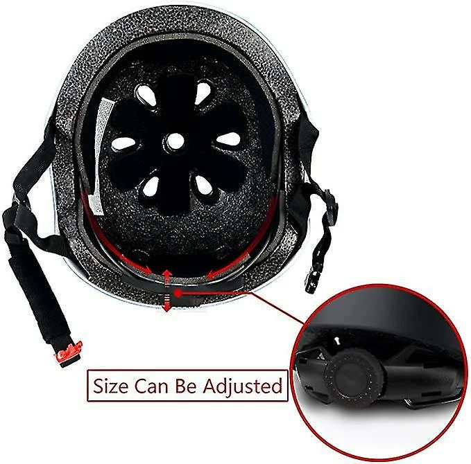 Unbranded Skateboard Casque De Vélo Cpsc Certifié Léger Réglable, Multi-sport Pour Vélo Cyclisme Skate Scooter, 3 Tailles 4 Unbranded Skateboard Casque De Vélo Cpsc Certifié Léger Réglable, Multi-sport Pour Vélo Cyclisme Skate Scooter, 3 Tailles – Image 4