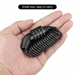 Unbranded Chaîne De Casque Durable Combinaison à 4 Chiffres Vélo De Montagne Portable Câble Antivol Antivol Verrouillage De Vélo Serrure De Vélo -Chargeur vélo électrique Basprix 613146336 max