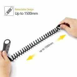 Unbranded Antivol Portable Vélo Vélo Câble Lock Code De Combinaison à 3 Chiffres Pour Casque De Bagages De Voyage Ski Snowboard -Chargeur vélo électrique Basprix 623150128 max