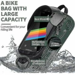 Unbranded Sac De Support De Téléphone De Vélo Grande Capacité Tpu écran Tactile Casque Trou Cyclisme Téléphone Montage Top Tube Pochette Accessoires De Vélo Pour Smartphone Moins De 7,0 '' 7 Unbranded Sac De Support De Téléphone De Vélo Grande Capacité Tpu écran Tactile Casque Trou Cyclisme Téléphone Montage Top Tube Pochette Accessoires De Vélo Pour Smartphone Moins De 7,0 '' -Chargeur vélo électrique Basprix 642420036 max