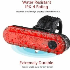 Unbranded Feu Arrière De Vélo Arrière 2 Pack, Ultra Lumineux Usb Rechargeables Feux Arrière De Vélo, Accessoires LED Rouges Haute Intensité S’adapte Sur N’importe Quel Vélo Ou Casque. Facile à Utiliser -Chargeur vélo électrique Basprix 642433763 max