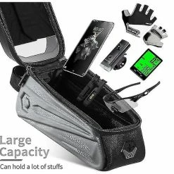 Unbranded Sac De Support De Téléphone De Vélo Grande Capacité Tpu écran Tactile Casque Trou Cyclisme Téléphone Montage Top Tube Pochette Accessoires De Vélo Pour Smartphone Moins De 7,0 '' 9 Unbranded Sac De Support De Téléphone De Vélo Grande Capacité Tpu écran Tactile Casque Trou Cyclisme Téléphone Montage Top Tube Pochette Accessoires De Vélo Pour Smartphone Moins De 7,0 '' -Chargeur vélo électrique Basprix 642433950 max