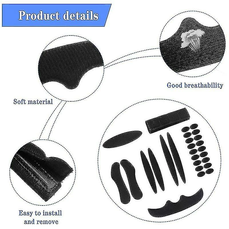 Timubike Dropship-3 Set Coussinets De Casque, Coussinets De Casque De Vélo, Universel De Remplacement De Casque Sponge Pads Set Mimenor 3 Timubike Dropship-3 Set Coussinets De Casque, Coussinets De Casque De Vélo, Universel De Remplacement De Casque Sponge Pads Set Mimenor – Image 3