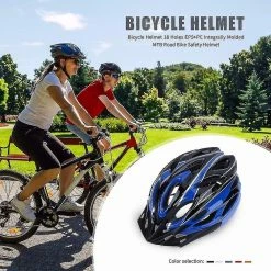 Unbranded Casque 18 Trous Ultra-léger Sécurité Sports Vélo Casque Route Vélo Casque VTT Vtt Course Cyclisme -Chargeur vélo électrique Basprix 701787635 max