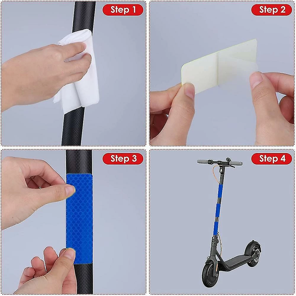 Unbranded 42pcs Autocollants Réfléchissants, Casque Réfléchissant Autocollants De Vélo Décalcomanies Réfléchissantes, Ruban Réfléchissant Pour Vélo, Autocollants De Sécurité Nocturnepourvélo, Fauteuils Roulants, Mot 2 Unbranded 42pcs Autocollants Réfléchissants, Casque Réfléchissant Autocollants De Vélo Décalcomanies Réfléchissantes, Ruban Réfléchissant Pour Vélo, Autocollants De Sécurité Nocturnepourvélo, Fauteuils Roulants, Mot – Image 2
