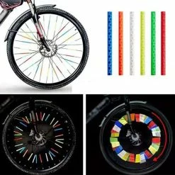 Chargeur vélo électrique Basprix 8 Unbrand Autocollants De Vélo Ruban Réfléchissant Roue Réfléchissante De Nuit Accessoires De Vélo En Acier Pour Casque Moto Scooter