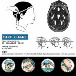 Unbranded Casque De Vélo Livlov V1 Pour Adultes Avec Visière Et Coussin Amovibles, 18 évents, Casque De Vélo Léger Réglable De 56 à 62 Cm 7 Unbranded Casque De Vélo Livlov V1 Pour Adultes Avec Visière Et Coussin Amovibles, 18 évents, Casque De Vélo Léger Réglable De 56 à 62 Cm -Chargeur vélo électrique Basprix 767765612 max