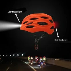 Nw 1776 Casque De Vélo Adulte Avec Phare Et Feu Arrière, Casque De Vélo Casque De Cyclisme Léger Pour Skateboard VTT Vélo De Route, Usb Rechargeable, Adjusta -Chargeur vélo électrique Basprix 768987758 max