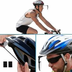 Youngcome 2 Pack Casque De Vélo Miroir, 360 Degrés Réglable Vélo Léger Cyclisme Casque De Recul Miroir Pour Cyclisme, Accessoires De Cyclisme -Chargeur vélo électrique Basprix 777324635 max
