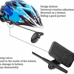 Youngcome 2 Pack Casque De Vélo Miroir, 360 Degrés Réglable Vélo Léger Cyclisme Casque De Recul Miroir Pour Cyclisme, Accessoires De Cyclisme -Chargeur vélo électrique Basprix 777324789 max