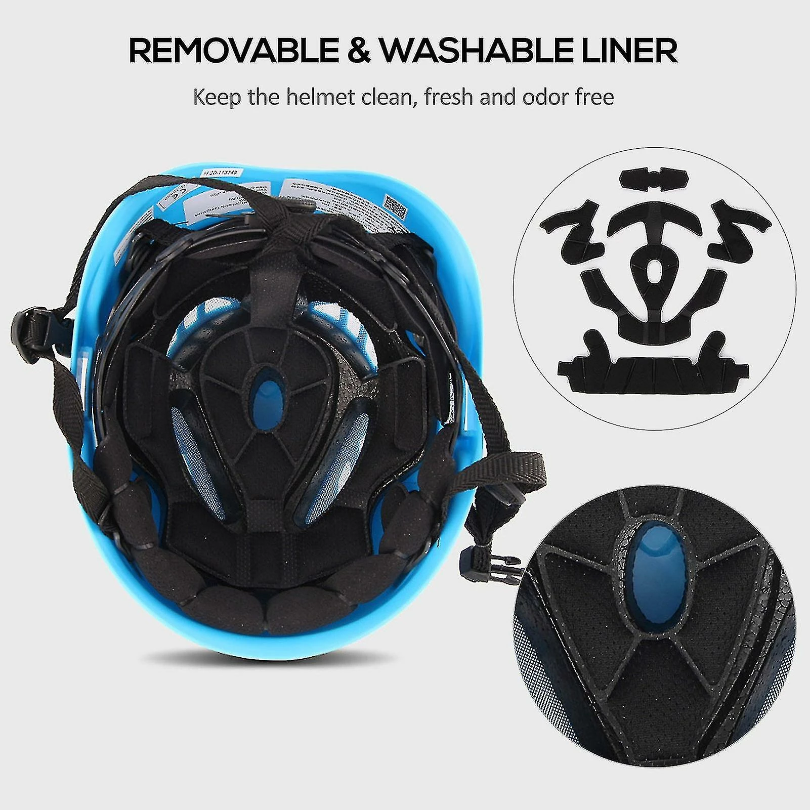 Nw 1776 Casque D’escalade Casque De Sécurité De Cyclisme W / Lampe Frontale Earmuff Feu Arrière Points D’attache Pour La Randonnée Escalade Casque De Vélo Spéléologique 4 Nw 1776 Casque D’escalade Casque De Sécurité De Cyclisme W / Lampe Frontale Earmuff Feu Arrière Points D’attache Pour La Randonnée Escalade Casque De Vélo Spéléologique – Image 4