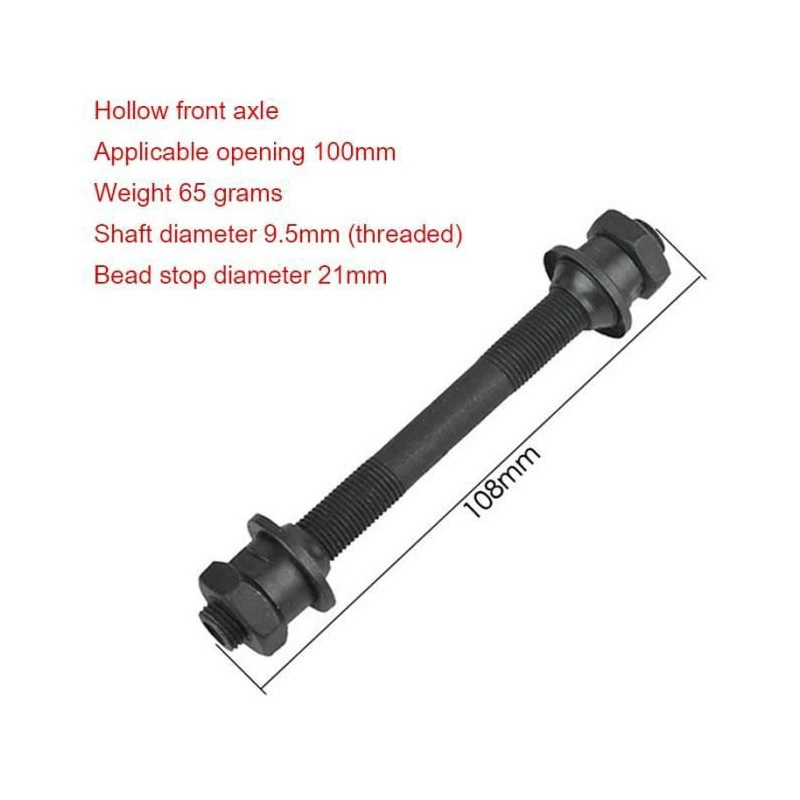 Accessoire Vélo,108-145mm Avant-arrière Vtt Vélo Roue Moyeu Essieu Axe Axe Creux - Type Front 108mm - Avis / Test 1 Accessoire Vélo,108-145mm Avant-arrière Vtt Vélo Roue Moyeu Essieu Axe Axe Creux - Type Front 108mm - Avis / Test