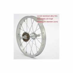 Accessoire Vélo,12 - 14 - 16 - 18 - 20 Pouces Vélo Avant Et Roue Arrière Jante De Voiture Pliante - Type 12 Rear -A - Avis / Test
