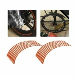 Dilwe Autocollants De Roue Réfléchissants 16 Pièces Vélo Moto 16-18 Pouces Bande De Roue Réfléchissante Accessoires De - Avis / Test