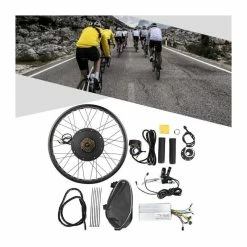 DUOKON Vélo électrique 48V 1000W Kit De Conversion De Moteur De Moyeu Roue 26x4 Pouces (volant Arrière D'entraînement)-ROS - Avis / Test