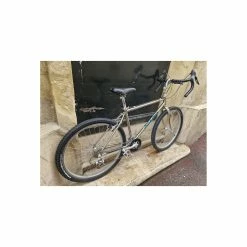Vélo De Voyage Autre Marque -Chargeur vélo électrique Basprix gravel chrome transforme en atelier 3