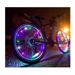 Roue Lumières Roue Vélo Pour VTT VTC Bicyclette Adultes Et Enfants, Lampe à LED Étanche - Avis / Test