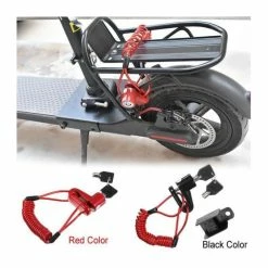 Serrure Antivol Portable Fil D'acier Vélo Planche à Roulettes électrique Freins à Disque Serrure De Roue Pour Accessoires D - Avis / Test