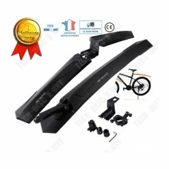 TD® Garde Boue Vtt Vélo Véhicule Avant Arrière Voyage Portable Cyclisme Roue Route Selle Discret Ensemble Montagne Léger 3 - Avis / Test