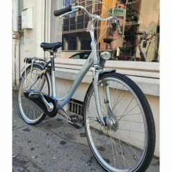 Vélo Hollandais Gazelle - M (53-55) -Chargeur vélo électrique Basprix velo hollandais gazelle orange 3