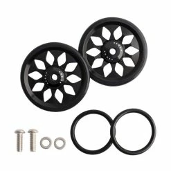 Vélo Pliant Roue Facile à Vélo De Vélo De Vélo De Vélo De Vélo Avec Joint De Vis En Caoutchouc Noir 1Pair - Avis / Test